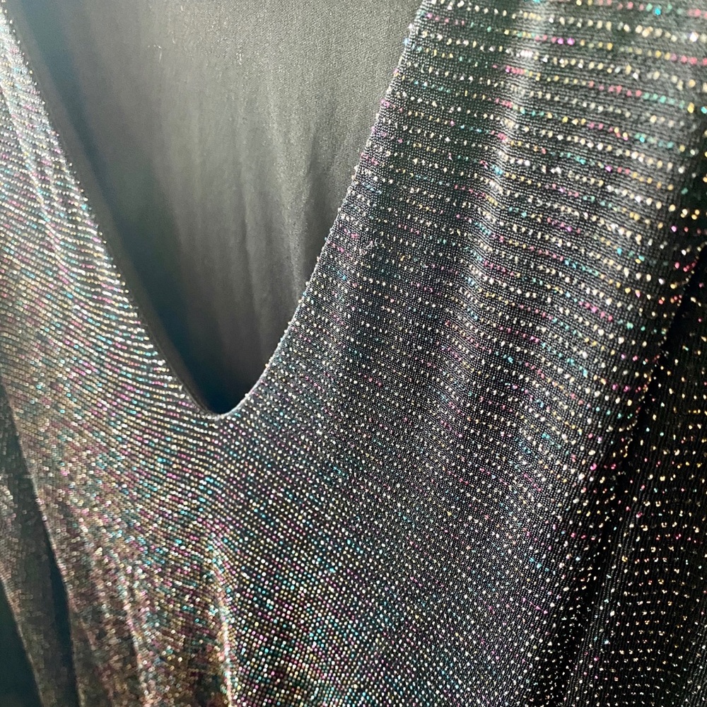Multi Color Glitter Mini Dress - Picture 2 of 2